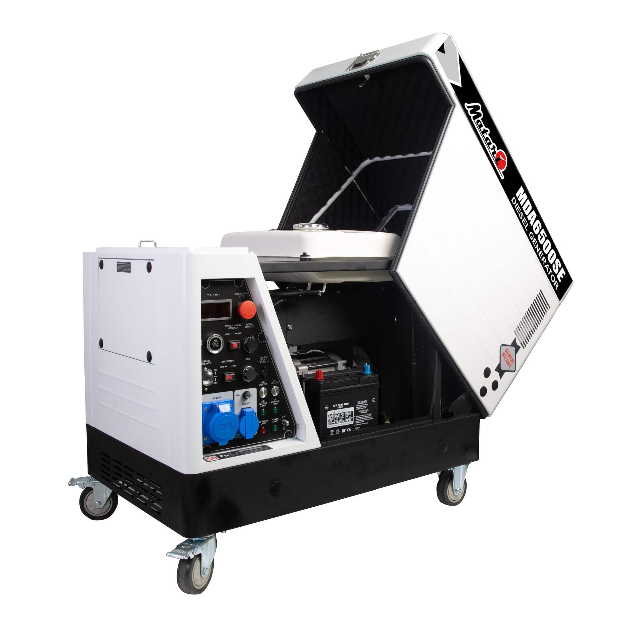 Дизельний генератор Matari MDA6500SE-ATS